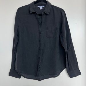 NWT ⋆ Old Navy | Black Denim/Chambray Button-Down Shirt
